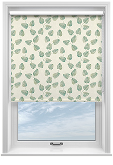 Alessio, Green Jewel - Twist&Fit Roller Blind